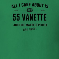 All I Care About Is My 55 Vanette And Beer Funny T Shirt