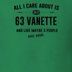 All I Care About Is My 63 Vanette And Beer Funny T Shirt