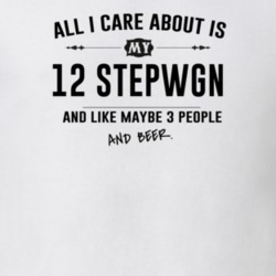 All I Care About Is My 12 Stepwgn And Beer Funny T Shirt
