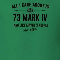 All I Care About Is My 73 Mark Iv And Beer Funny T Shirt