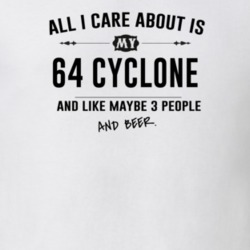 All I Care About Is My 64 Cyclone And Beer Funny T Shirt