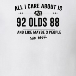 All I Care About Is My 92 Olds 88 And Beer Funny T Shirt
