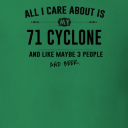 All I Care About Is My 71 Cyclone And Beer Funny T Shirt