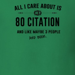All I Care About Is My 80 Citation And Beer Funny T Shirt