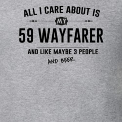 All I Care About Is My 59 Wayfarer And Beer Funny T Shirt