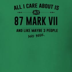 All I Care About Is My 87 Mark Vii And Beer Funny T Shirt