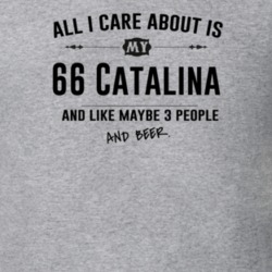 All I Care About Is My 66 Catalina And Beer Funny T Shirt