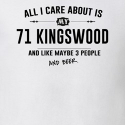 All I Care About Is My 71 Kingswood And Beer Funny T Shirt