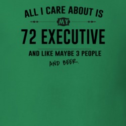 All I Care About Is My 72 Executive And Beer Funny T Shirt