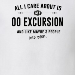 All I Care About Is My 00 Excursion And Beer Funny T Shirt