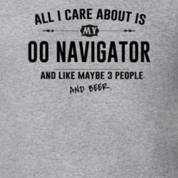 All I Care About Is My 00 Navigator And Beer Funny T Shirt