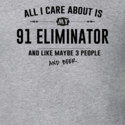 All I Care About Is My 91 Eliminator And Beer Funny T Shirt