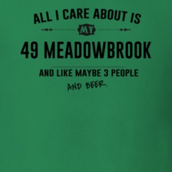 All I Care About Is My 49 Meadowbrook And Beer Funny T Shirt