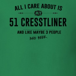 All I Care About Is My 51 Cresstliner And Beer Funny T Shirt