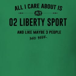 All I Care About Is My 02 Liberty Sport And Beer Funny T Shirt