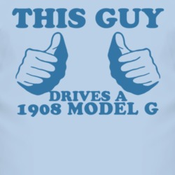 This Guy Drives A 1908 Cadillac Model G Car Lover T Shirt