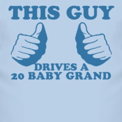 This Guy Drives A 1920 Chevy Baby Grand Car Lover T Shirt