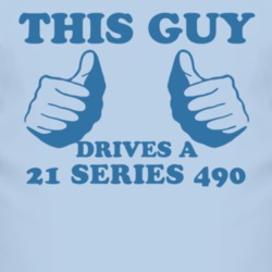 This Guy Drives A 1921 Chevy Series 490 Car Lover T Shirt