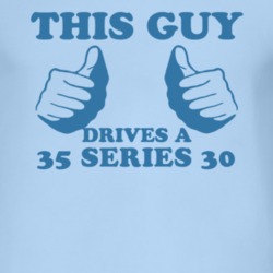 This Guy Drives A 1935 Cadillac Series 30 Car Lover T Shirt