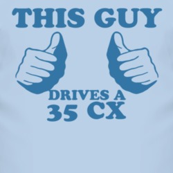 This Guy Drives A 1935 CX Car Lover T Shirt