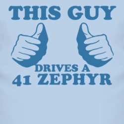 This Guy Drives A 1941 Lincoln Zephyr Car Lover T Shirt