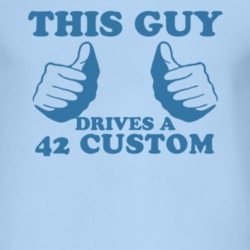 This Guy Drives A 1942 Lincoln Custom Car Lover T Shirt