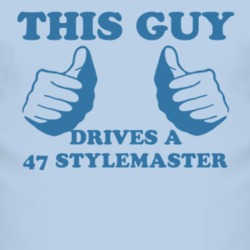 This Guy Drives A 1947 Chevy Stylemaster Car Lover T Shirt