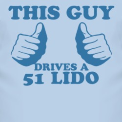 This Guy Drives A 1951 Lincoln Lido Car Lover T Shirt