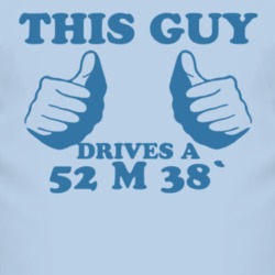 This Guy Drives A 1952 M 38` Car Lover T Shirt