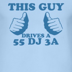 This Guy Drives A 1955 DJ 3A Car Lover T Shirt