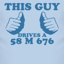 This Guy Drives A 1958 M 676 Car Lover T Shirt