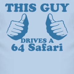 This Guy Drives A 1964 Pontiac Safari Car Lover T Shirt