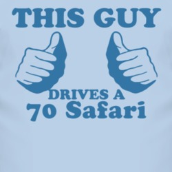 This Guy Drives A 1970 Pontiac Safari Car Lover T Shirt