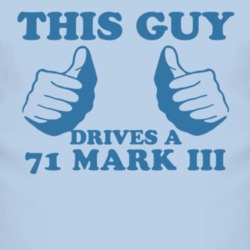 This Guy Drives A 1971 Lincoln Mark III Car Lover T Shirt