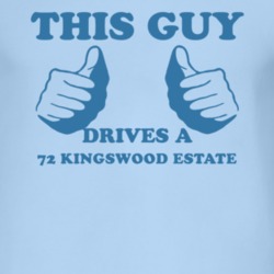 This Guy Drives A 1972 Chevy Kingswood Estate Car Lover T Shirt