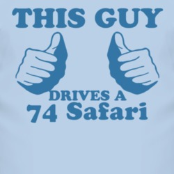 This Guy Drives A 1974 Pontiac Safari Car Lover T Shirt