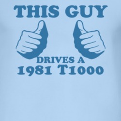 This Guy Drives A 1981 Pontiac T1000 Car Lover T Shirt
