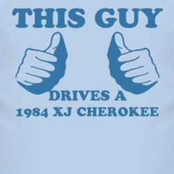 This Guy Drives A 1984 XJ Cherokee Car Lover T Shirt