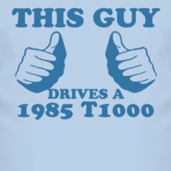 This Guy Drives A 1985 Pontiac T1000 Car Lover T Shirt