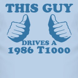 This Guy Drives A 1986 Pontiac T1000 Car Lover T Shirt