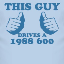 This Guy Drives A 1988 Dodge 600 Car Lover T Shirt