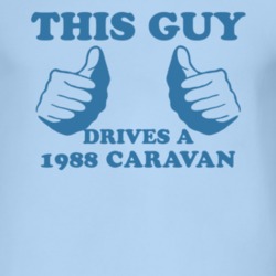 This Guy Drives A 1988 Dodge Caravan Car Lover T Shirt