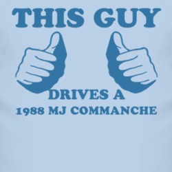 This Guy Drives A 1988 MJ Commanche Car Lover T Shirt