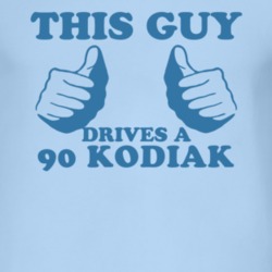 This Guy Drives A 1990 Chevy Kodiak Car Lover T Shirt