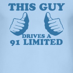 This Guy Drives A 1991 Limited Car Lover T Shirt