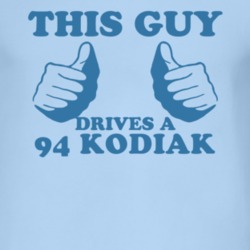 This Guy Drives A 1994 Chevy Kodiak Car Lover T Shirt