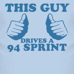 This Guy Drives A 1994 Chevy Sprint Car Lover T Shirt