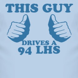 This Guy Drives A 1994 Chrysler LHS Car Lover T Shirt