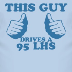 This Guy Drives A 1995 Chrysler LHS Car Lover T Shirt