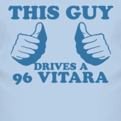 This Guy Drives A 1996 Chevy Vitara Car Lover T Shirt